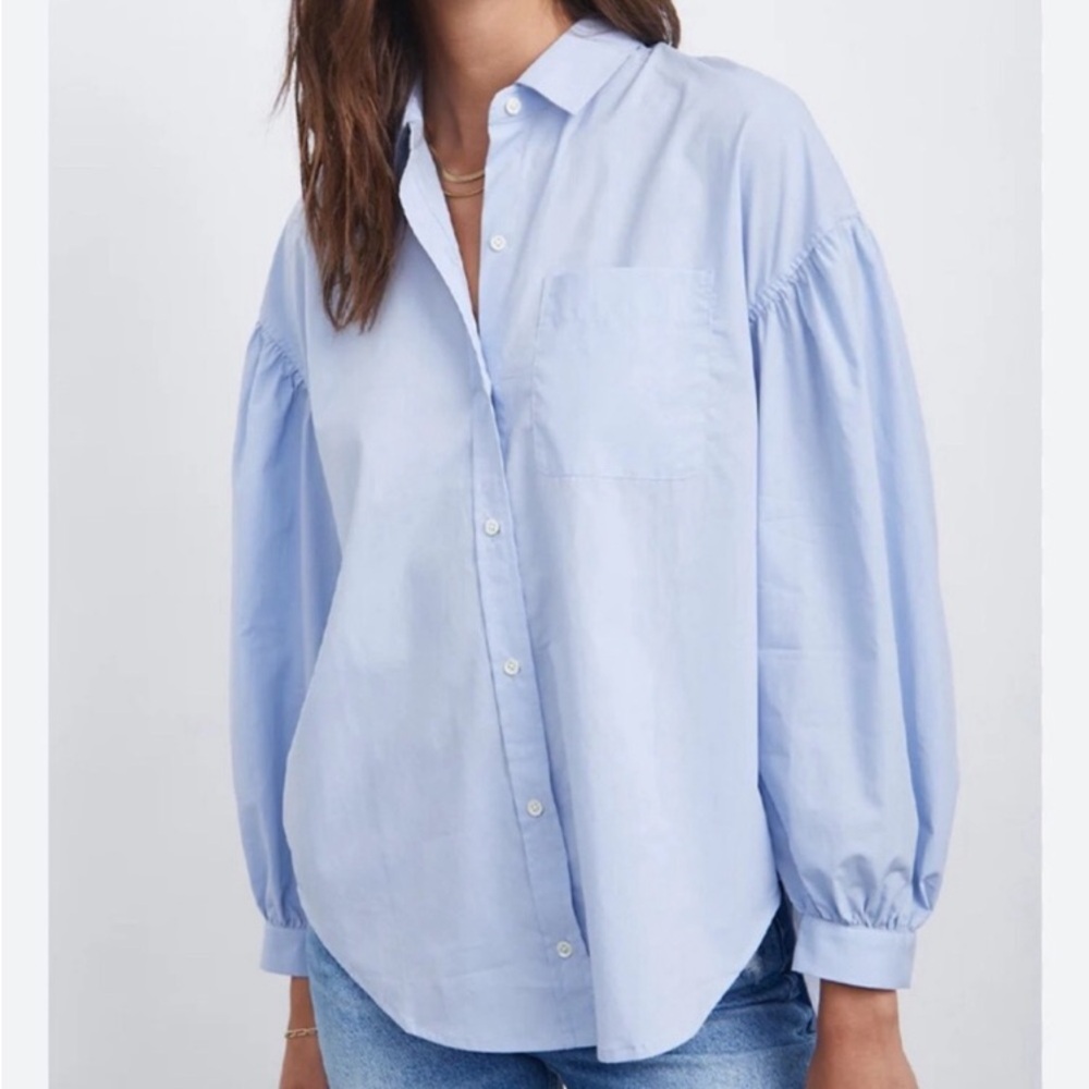 Rails Light Blue Button Down Shirt